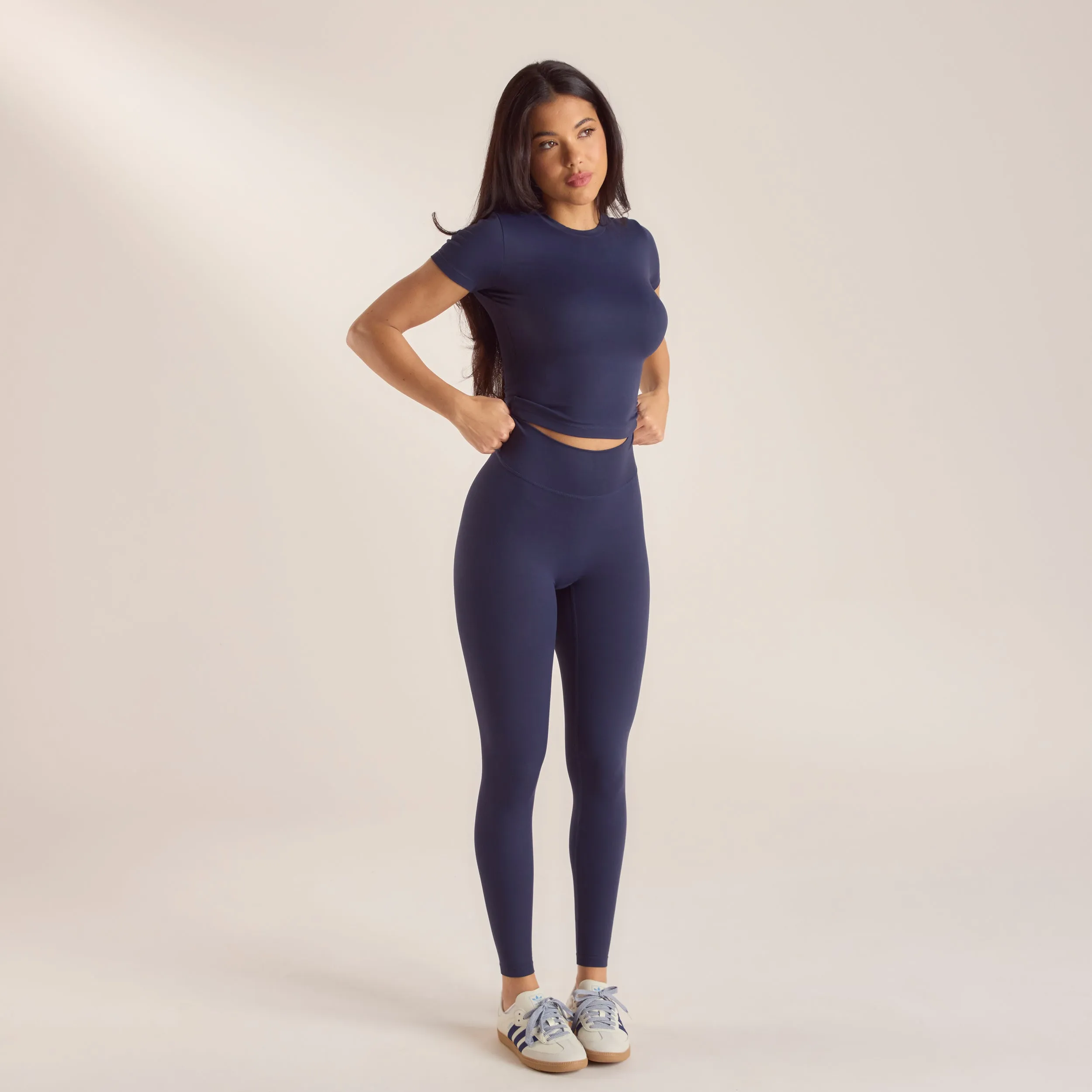 Classic Leggings - Ink Blue sold by Lounge Underwear product image thumbnail 3