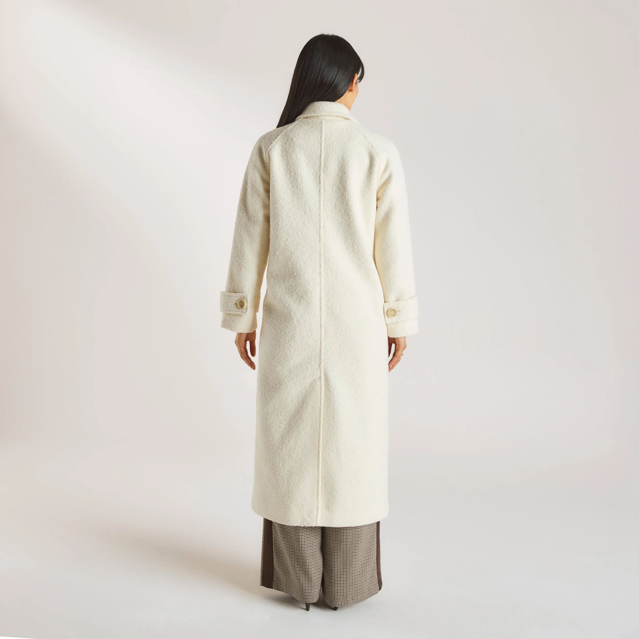 Shearling Coat - Cream sold by Lounge Underwear product image thumbnail 2
