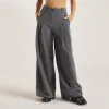 Tailored Turn-Up Trousers - Charcoal sold by Lounge Underwear