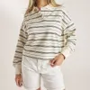 Striped Rugby Shirt - Cream sold by Lounge Underwear
