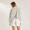 Striped Rugby Shirt - Cream sold by Lounge Underwear