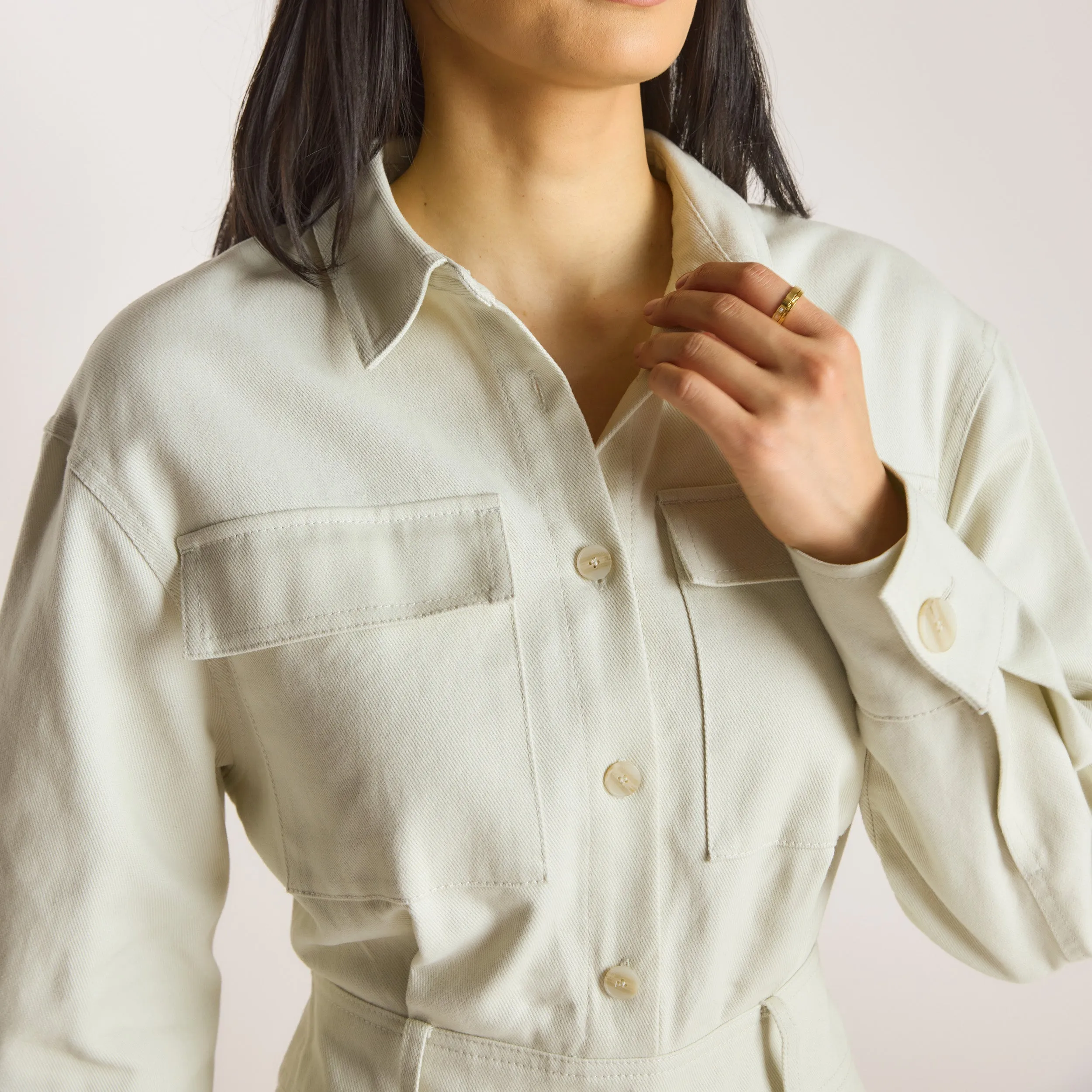 Utility Dress - Stone sold by Lounge Underwear product image thumbnail 3