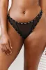Mesh Balcony Thong - Black sold by Lounge Underwear