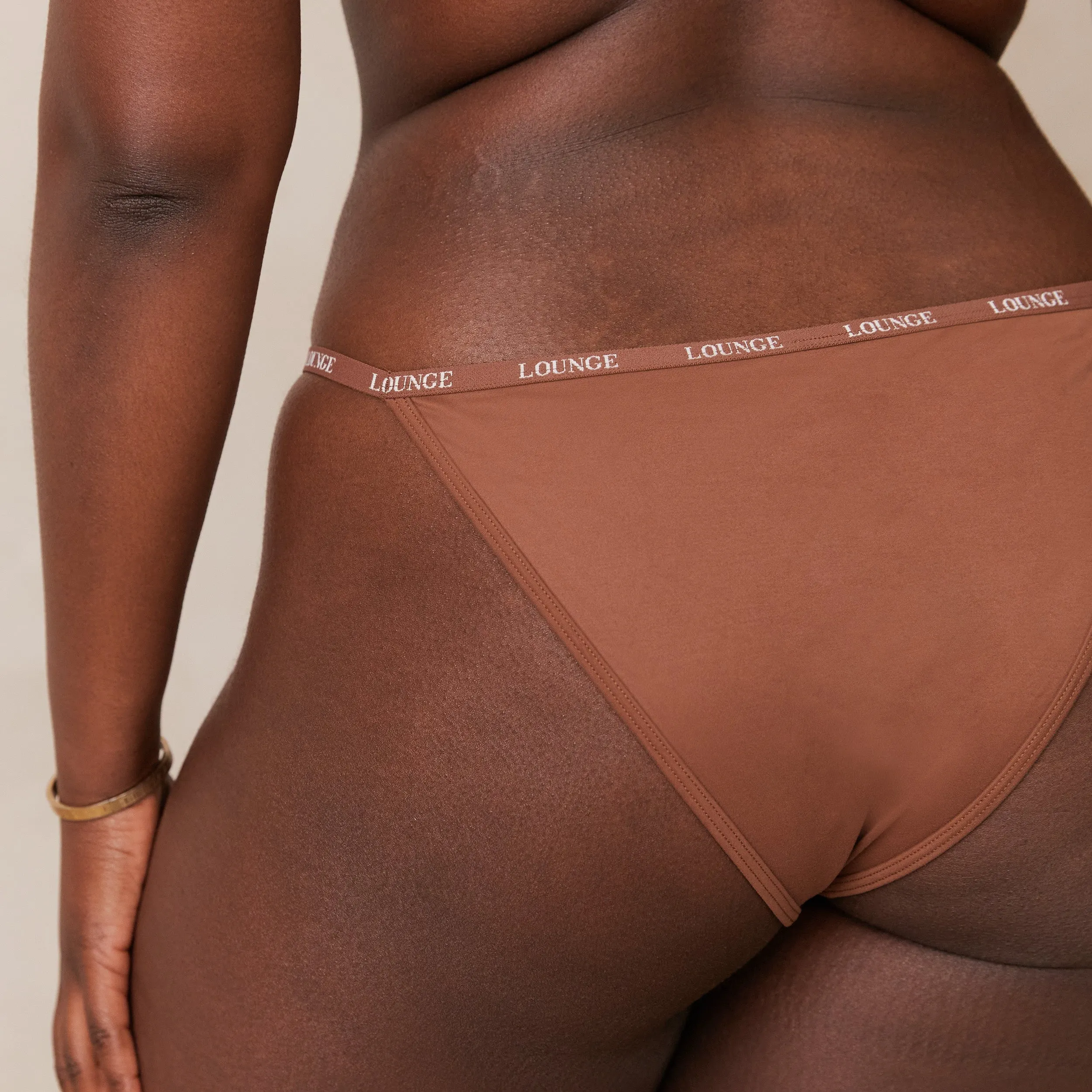 Smooth Classic Briefs - Chestnut sold by Lounge Underwear product image thumbnail 3