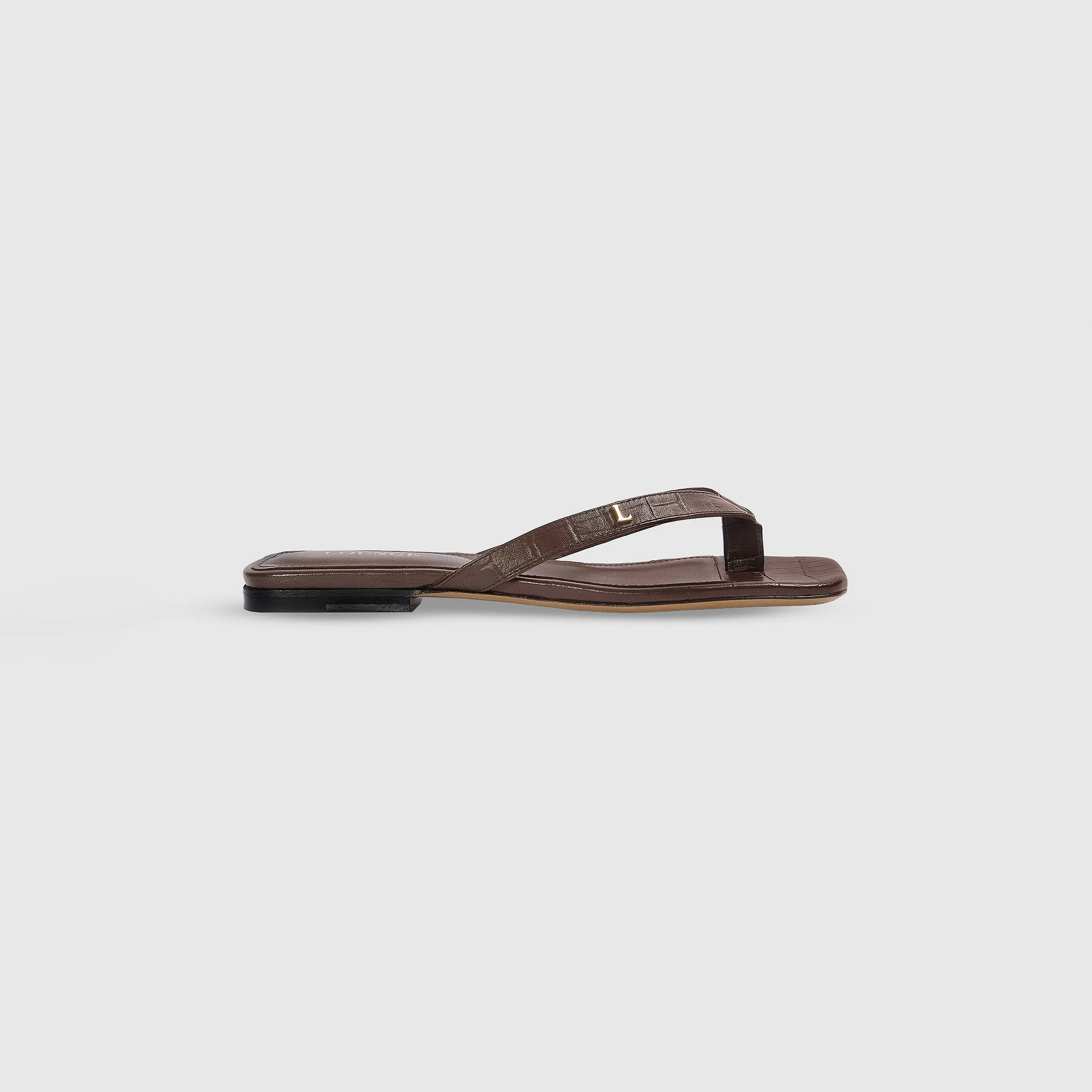 Brielle Flip Flops - Chocolate sold by Lounge Underwear