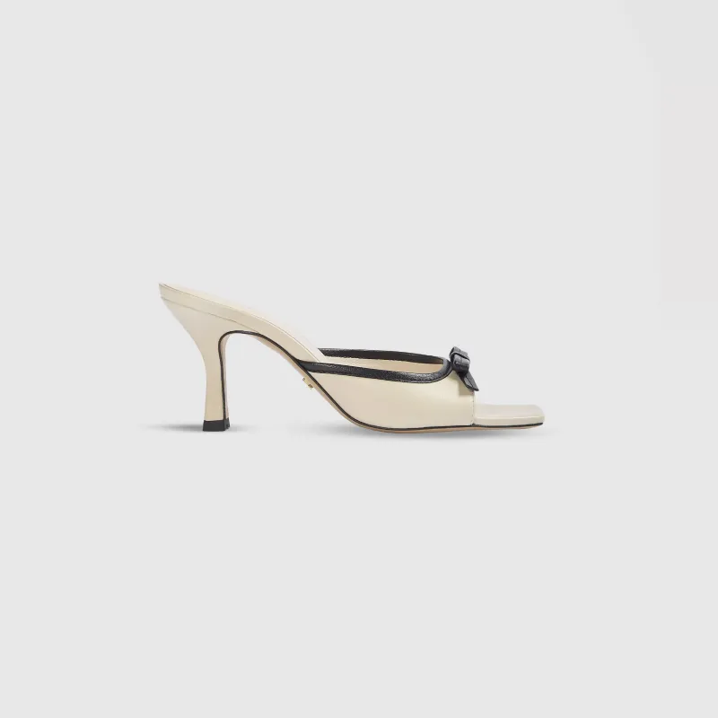 Moxie Kitten Heels - Ecru sold by Lounge Underwear