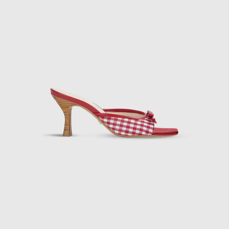 Moxie Kitten Heels - Gingham sold by Lounge Underwear