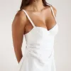 Peep Bra Mini Dress - Cream sold by Lounge Underwear
