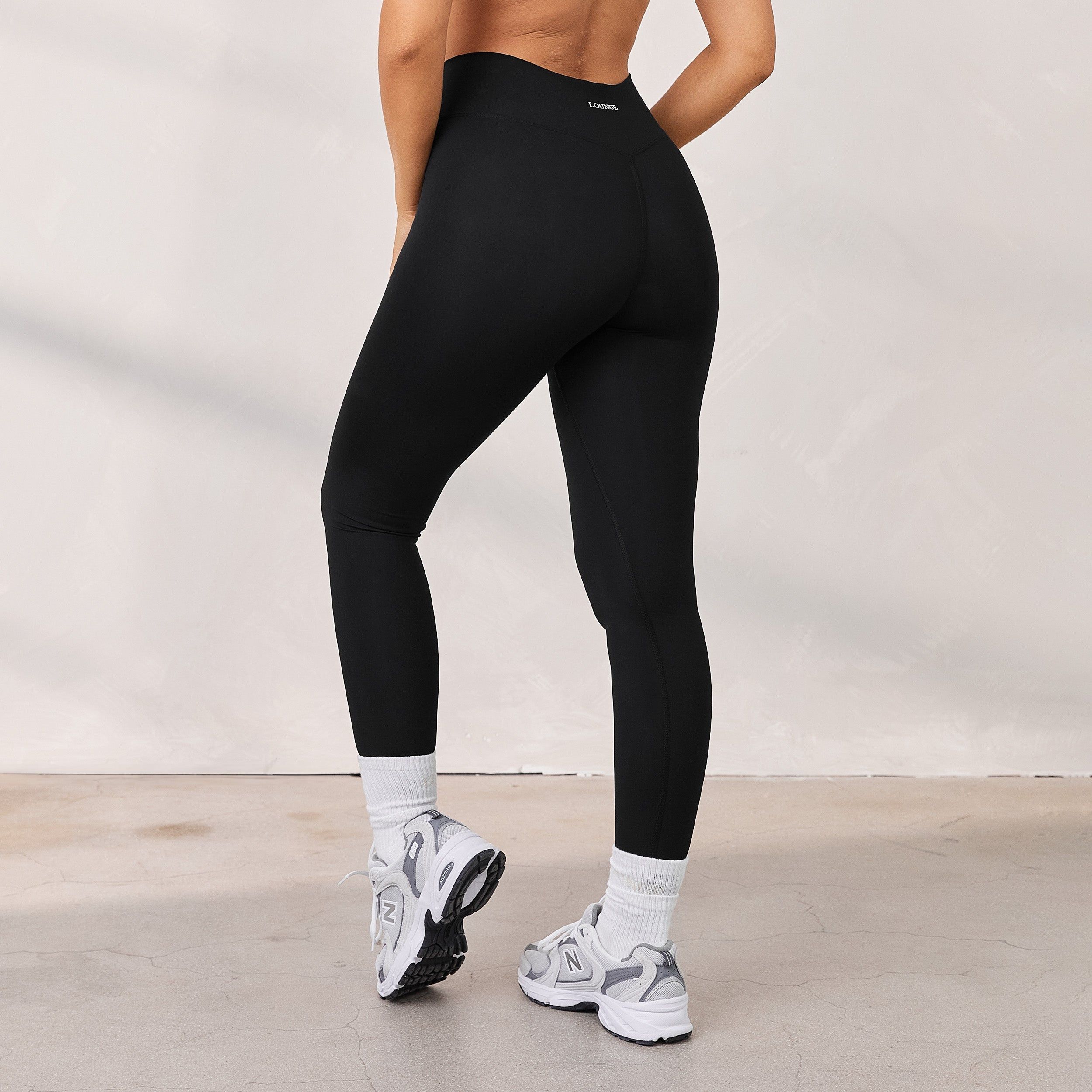 Silhouette Crossover Leggings - Black sold by Lounge Underwear product image thumbnail 5