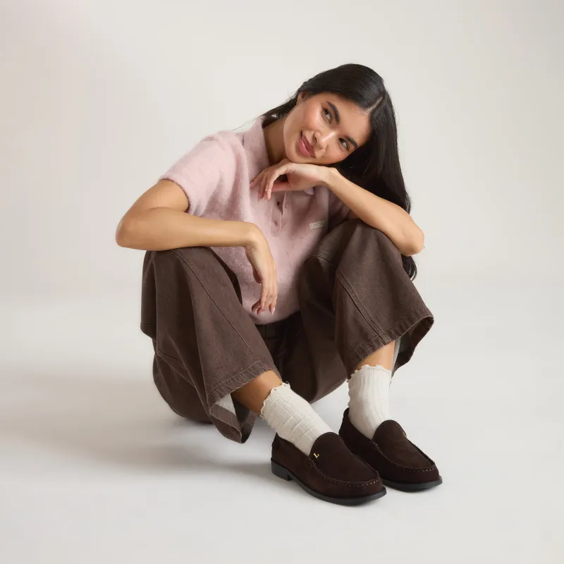 Florrie Loafers - Chocolate sold by Lounge Underwear