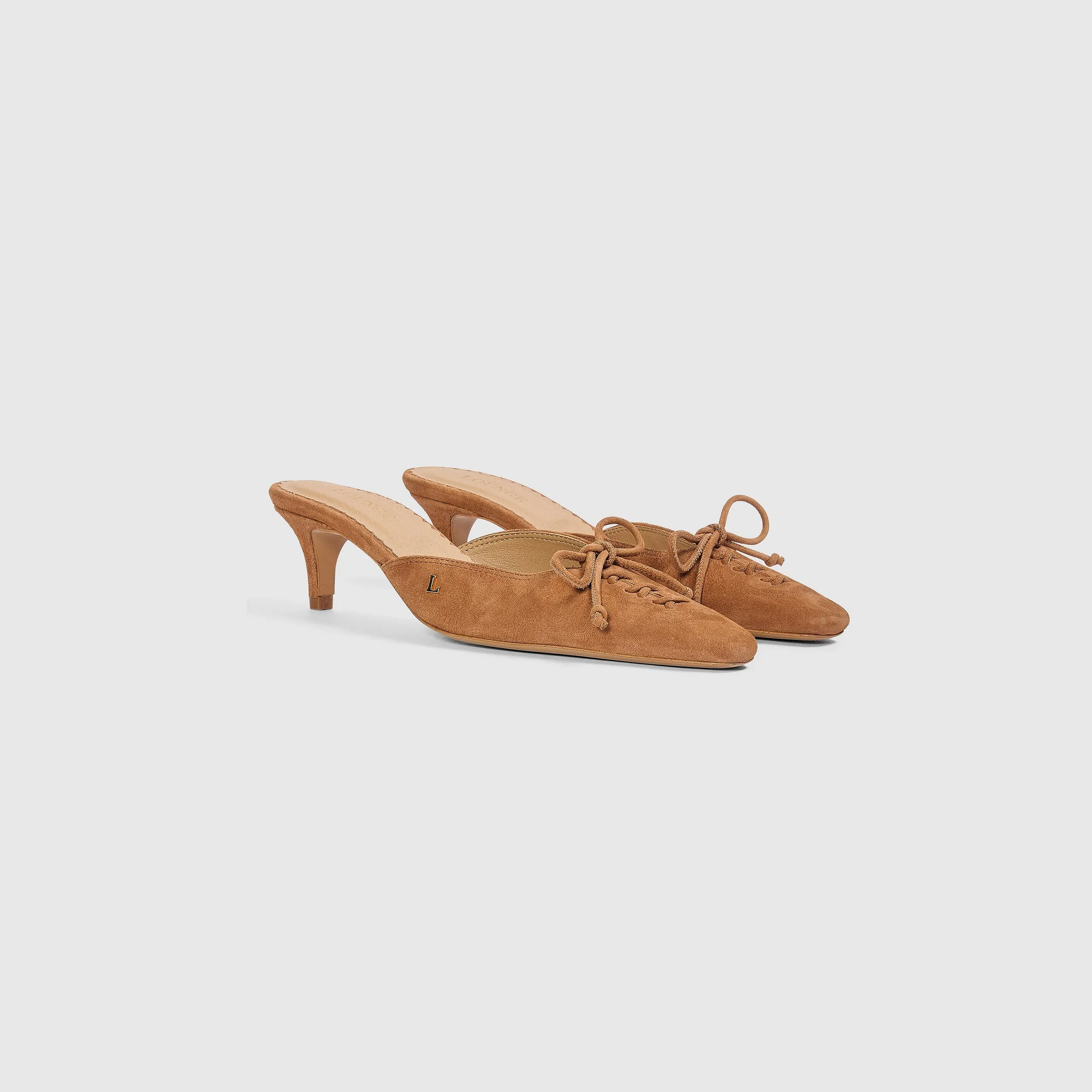 Annabelle Kitten Heels - Tan sold by Lounge Underwear product image thumbnail 4