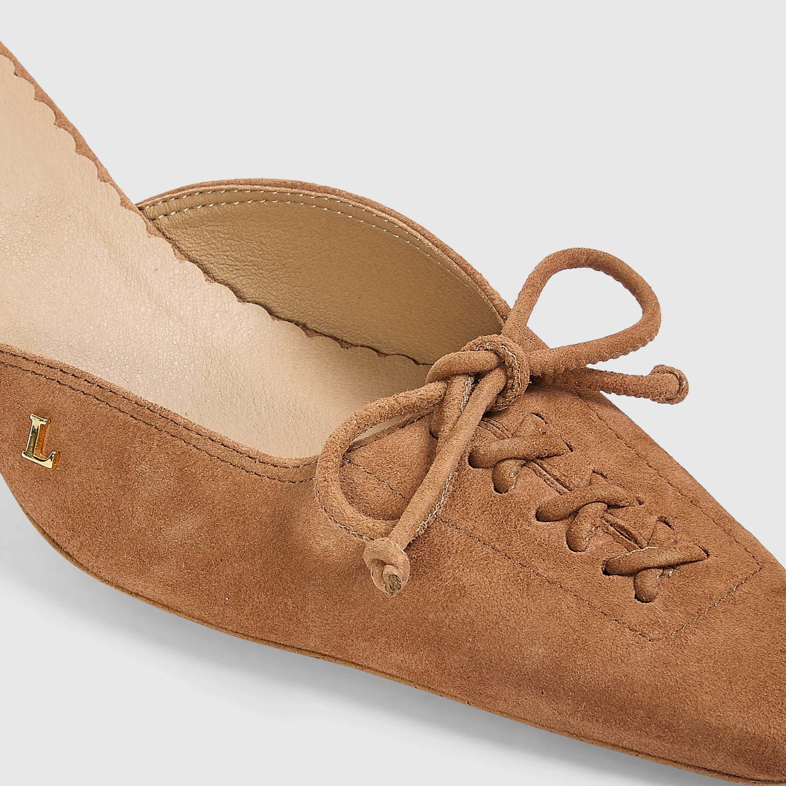 Annabelle Kitten Heels - Tan sold by Lounge Underwear product image thumbnail 5