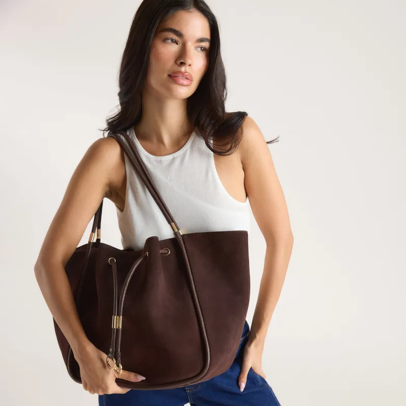 Clem Tote Bag - Chocolate sold by Lounge Underwear
