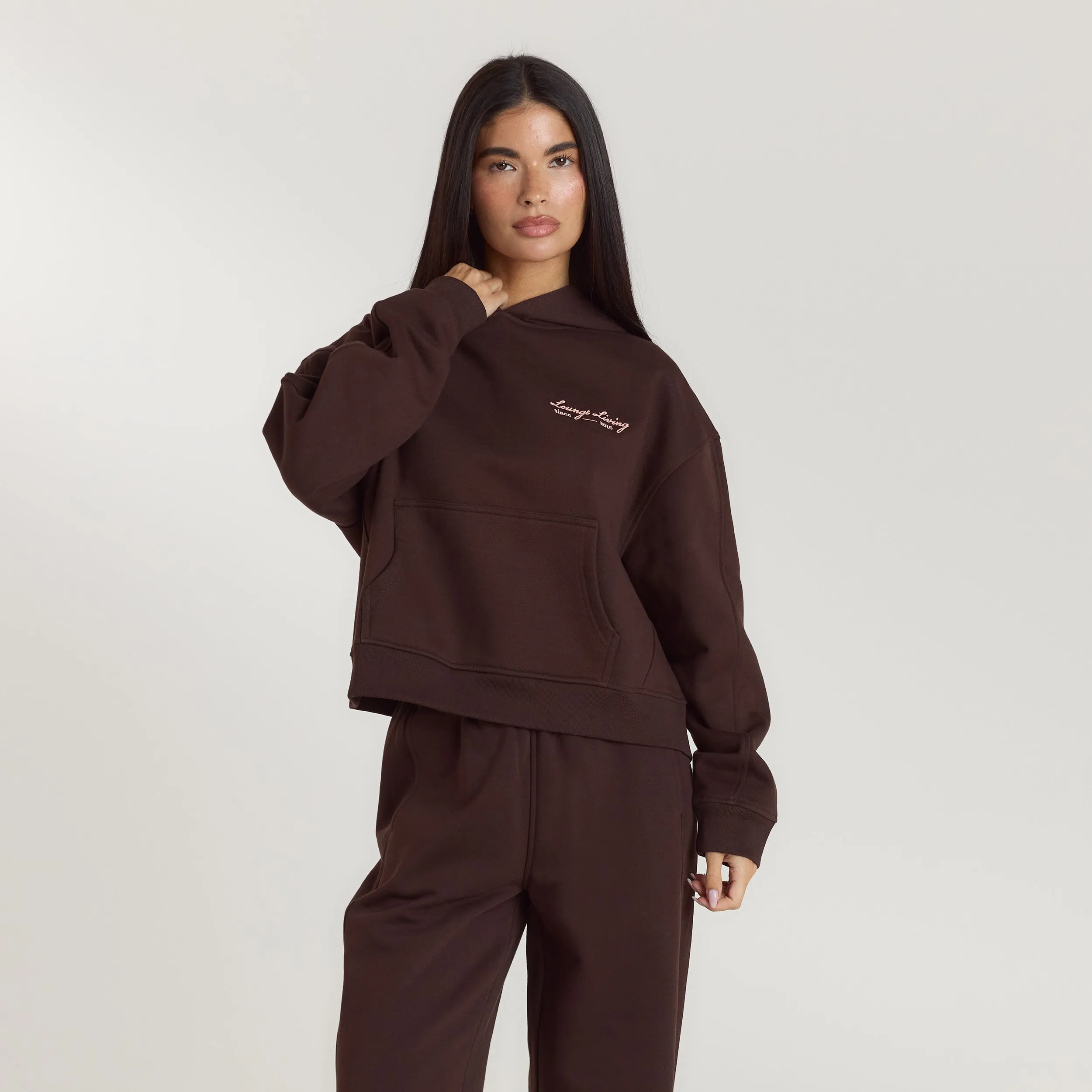 Lounge Living Hoodie - Chocolate sold by Lounge Underwear