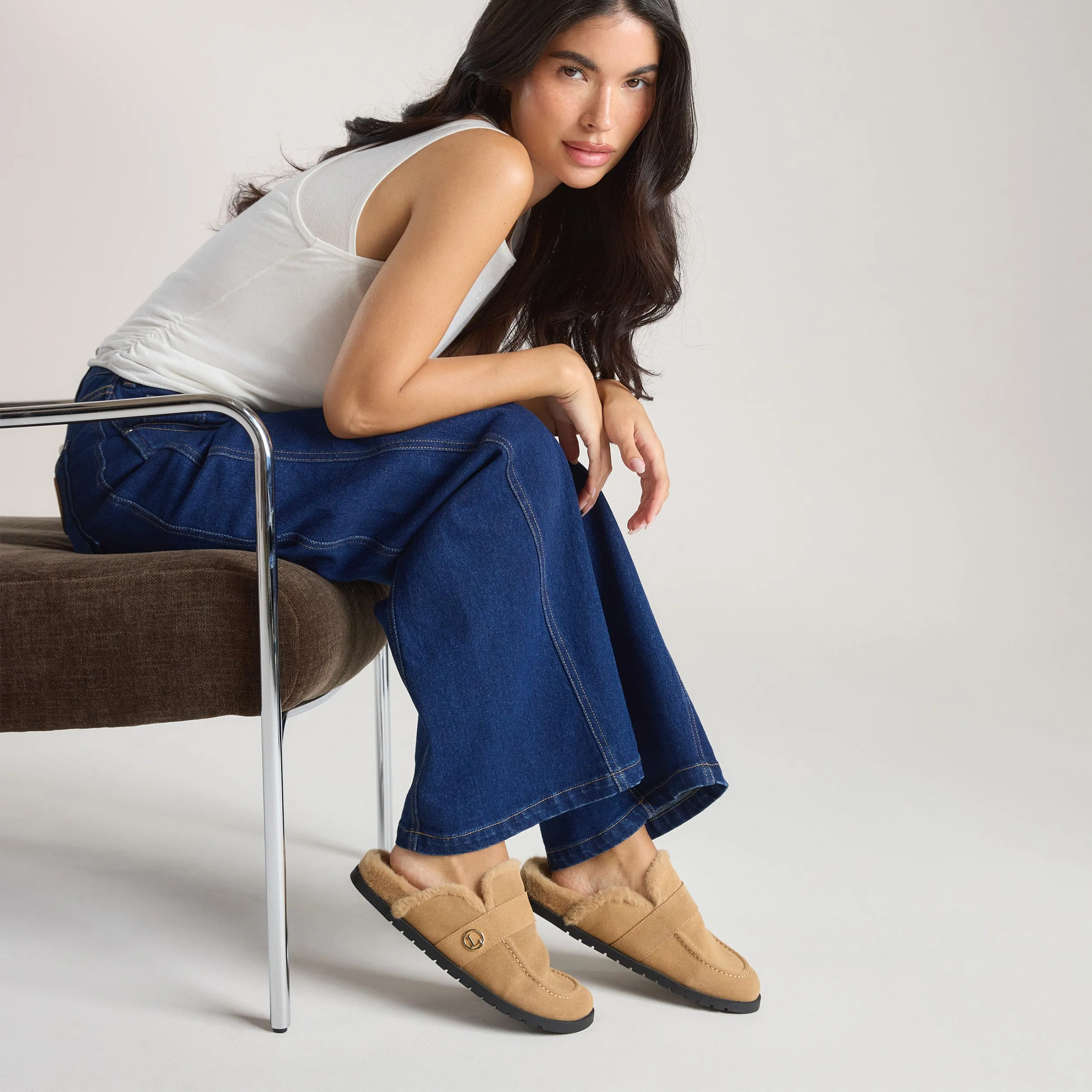 Amara Mules - Chestnut sold by Lounge Underwear product image thumbnail 3