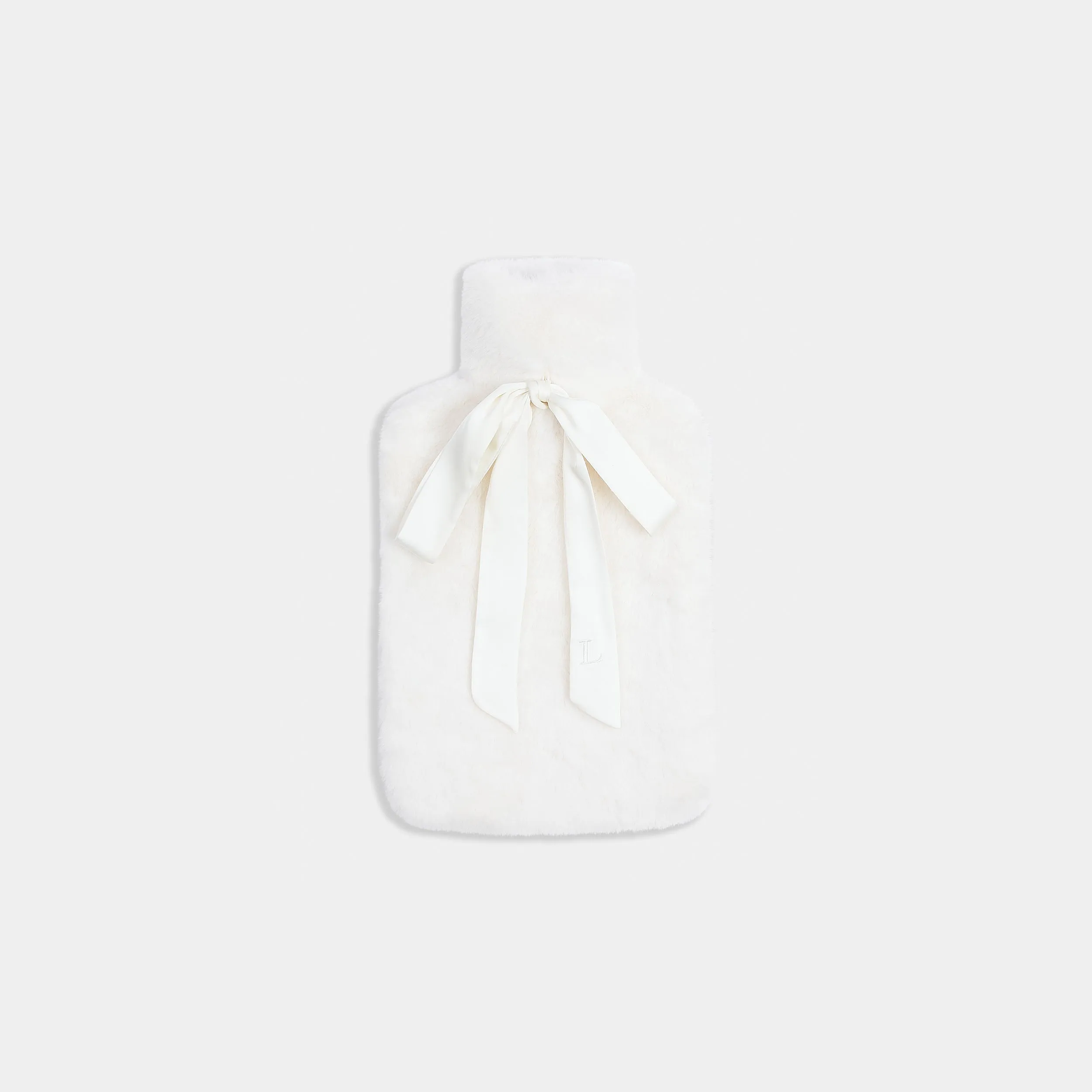 Faux Fur Hot Water Bottle - Ivory sold by Lounge Underwear