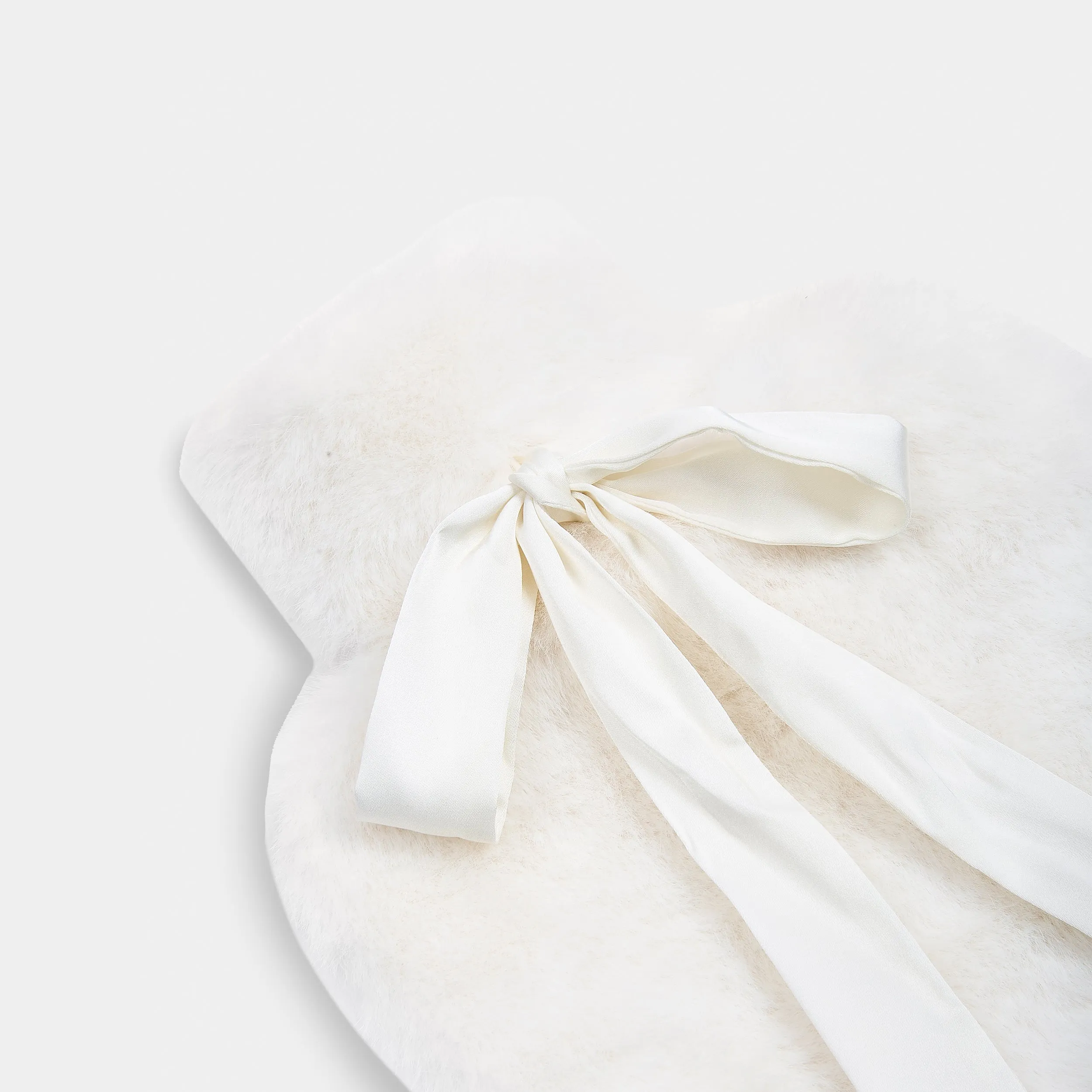 Faux Fur Hot Water Bottle - Ivory sold by Lounge Underwear product image thumbnail 2