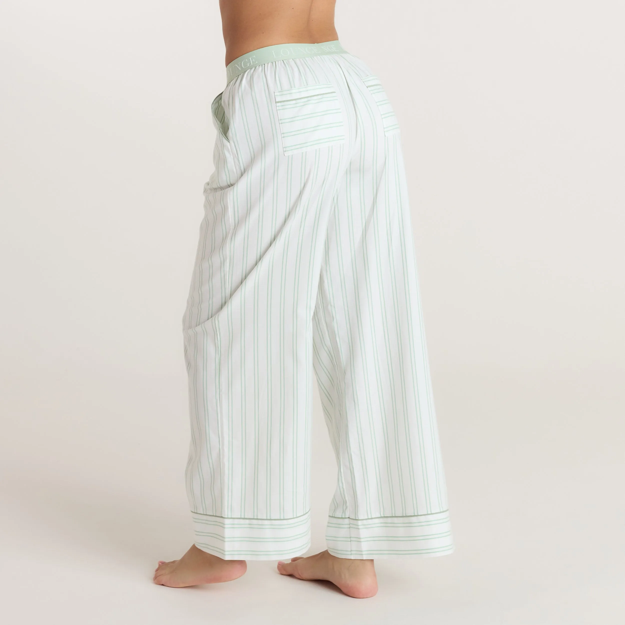 Mistletoe Pyjama Bottoms - Sage sold by Lounge Underwear product image thumbnail 2