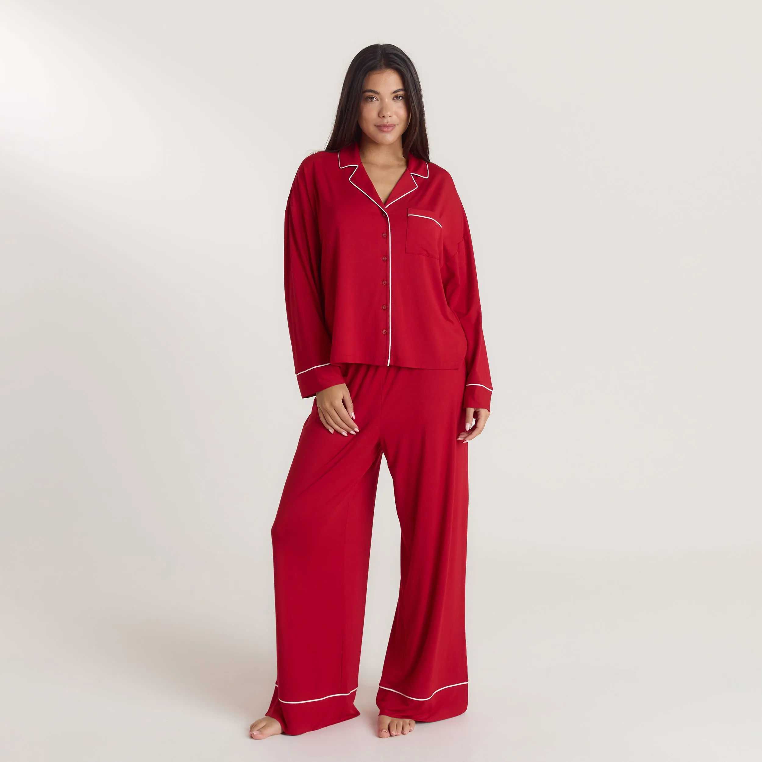 Alpine Dreams Pyjama Bottoms - Red sold by Lounge Underwear product image thumbnail 4