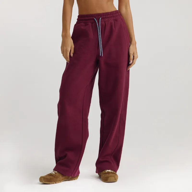 Straight-Leg Joggers - Cherry Lacquer sold by Lounge Underwear