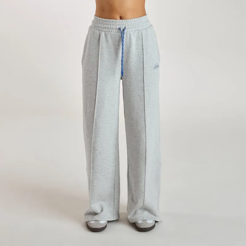Wide-Leg Joggers - Grey Marl sold by Lounge Underwear