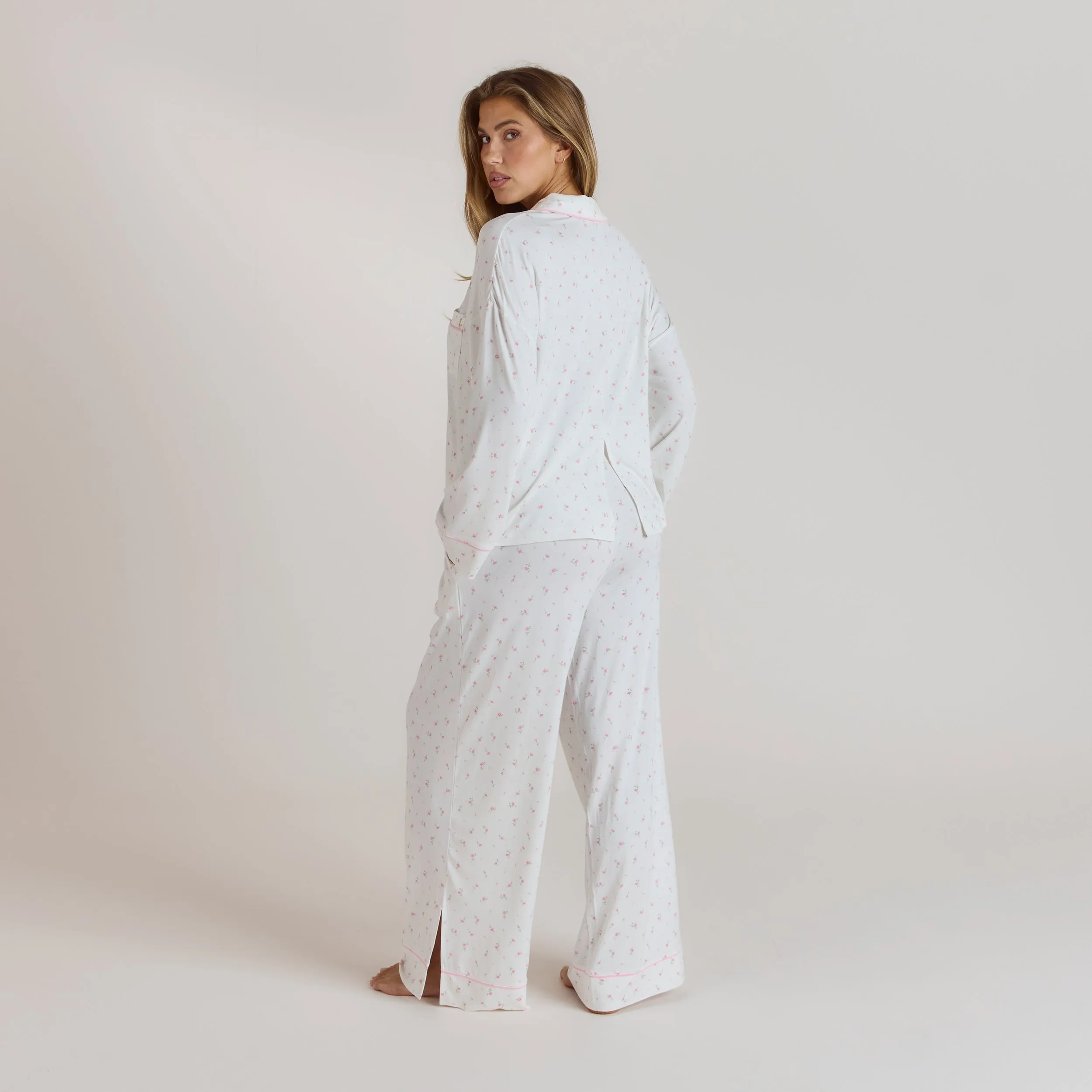 Modal Pyjama Bottoms - Floral Print sold by Lounge Underwear product image thumbnail 4