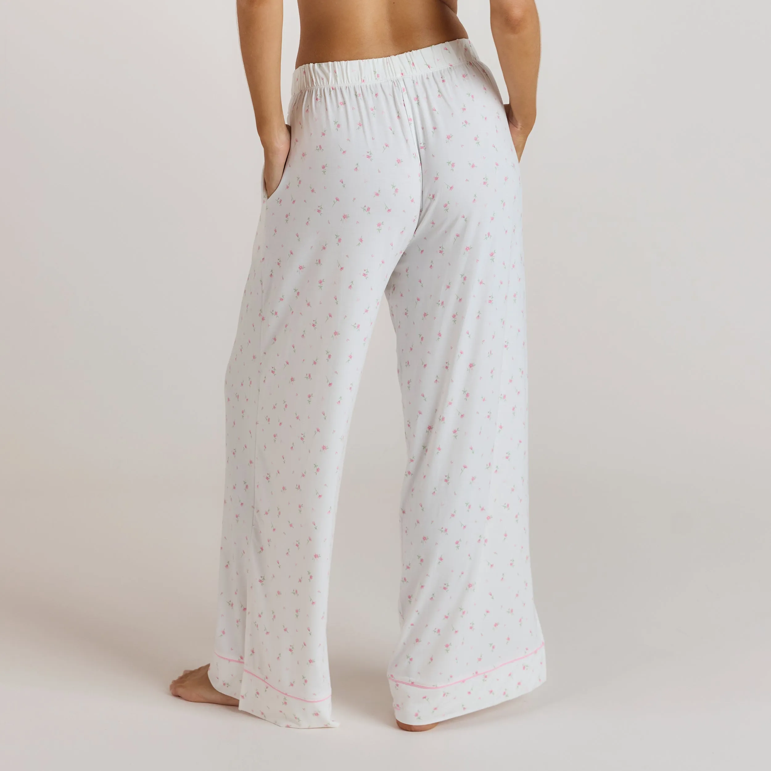 Modal Pyjama Bottoms - Floral Print sold by Lounge Underwear product image thumbnail 2