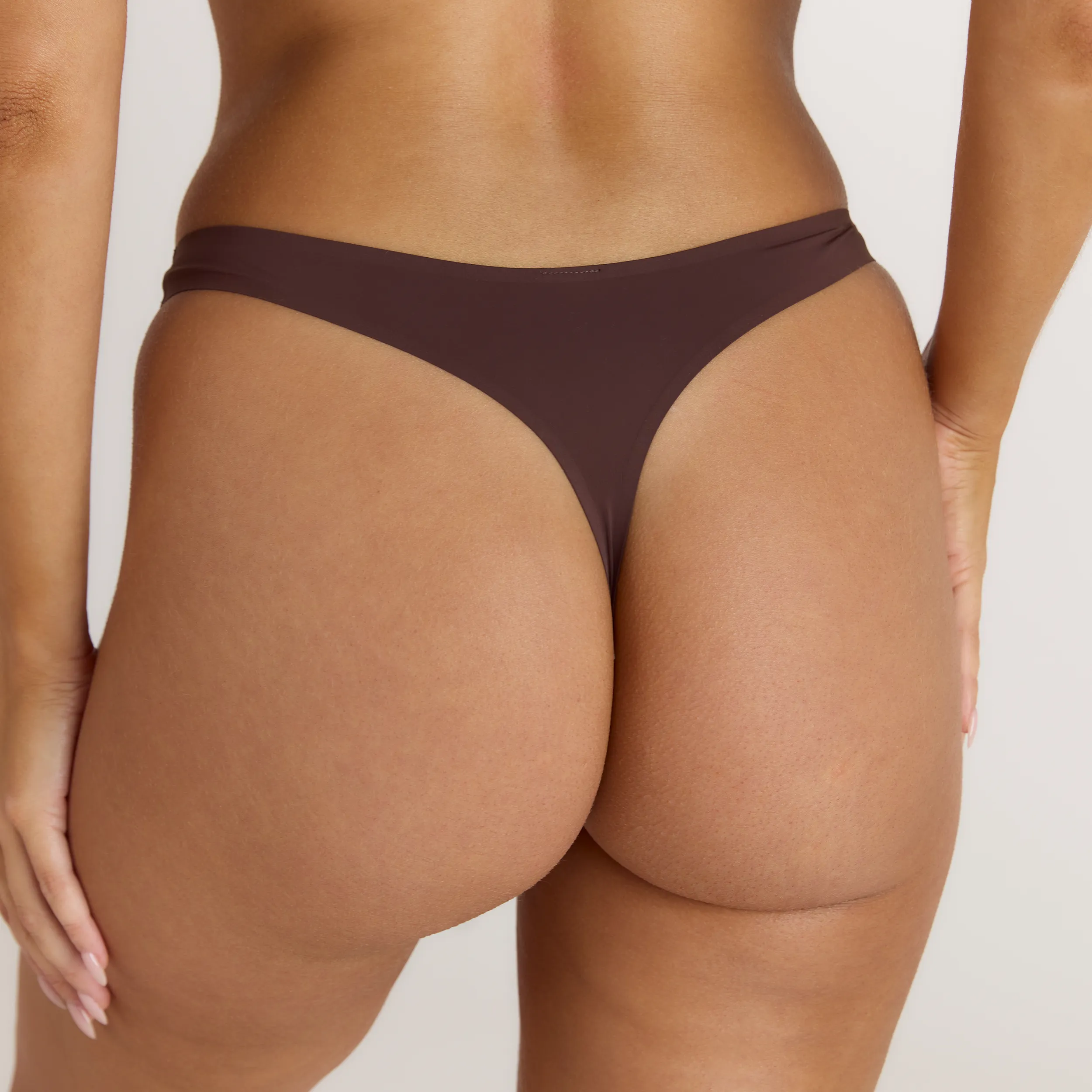 Seamless Thong - Chocolate sold by Lounge Underwear product image thumbnail 3