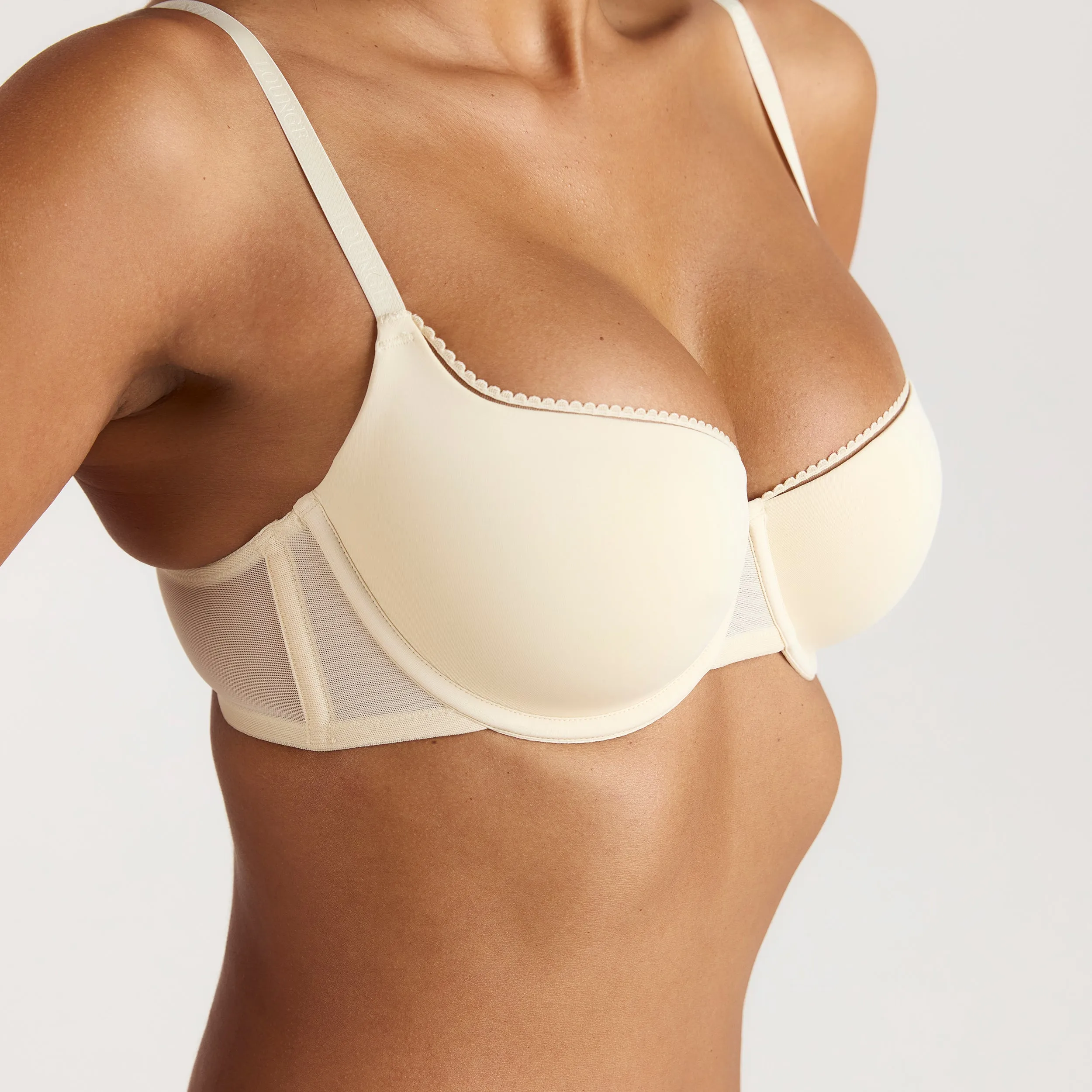 Comfort Balconette Bra - Latte sold by Lounge Underwear product image thumbnail 2