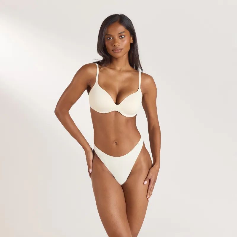 PillowSoft™ T-Shirt Bra - Latte made by Lounge Underwear