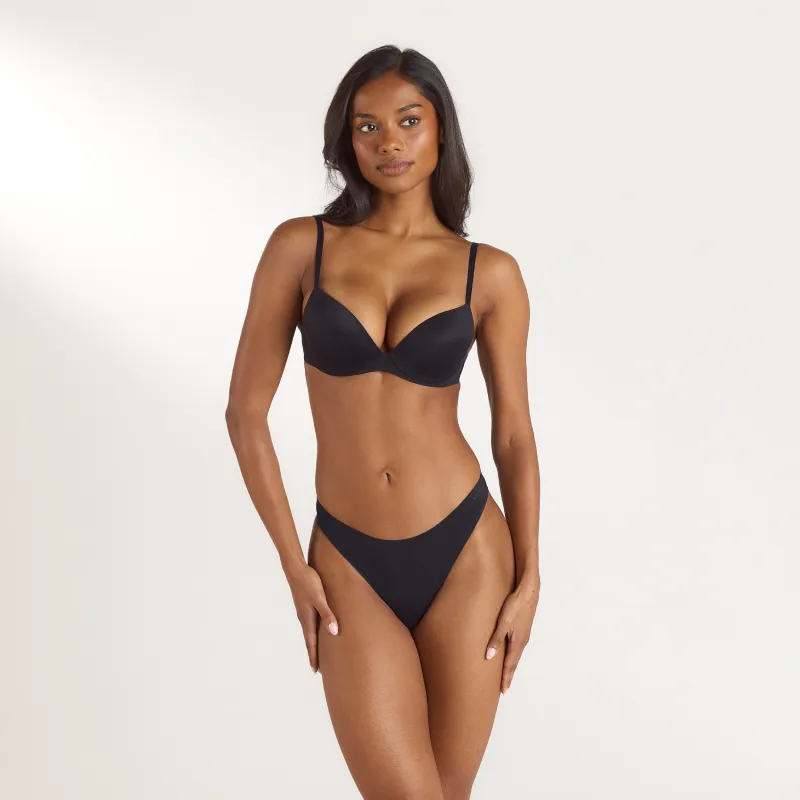 PillowSoft™ High Push-Up Bra - Black made by Lounge Underwear