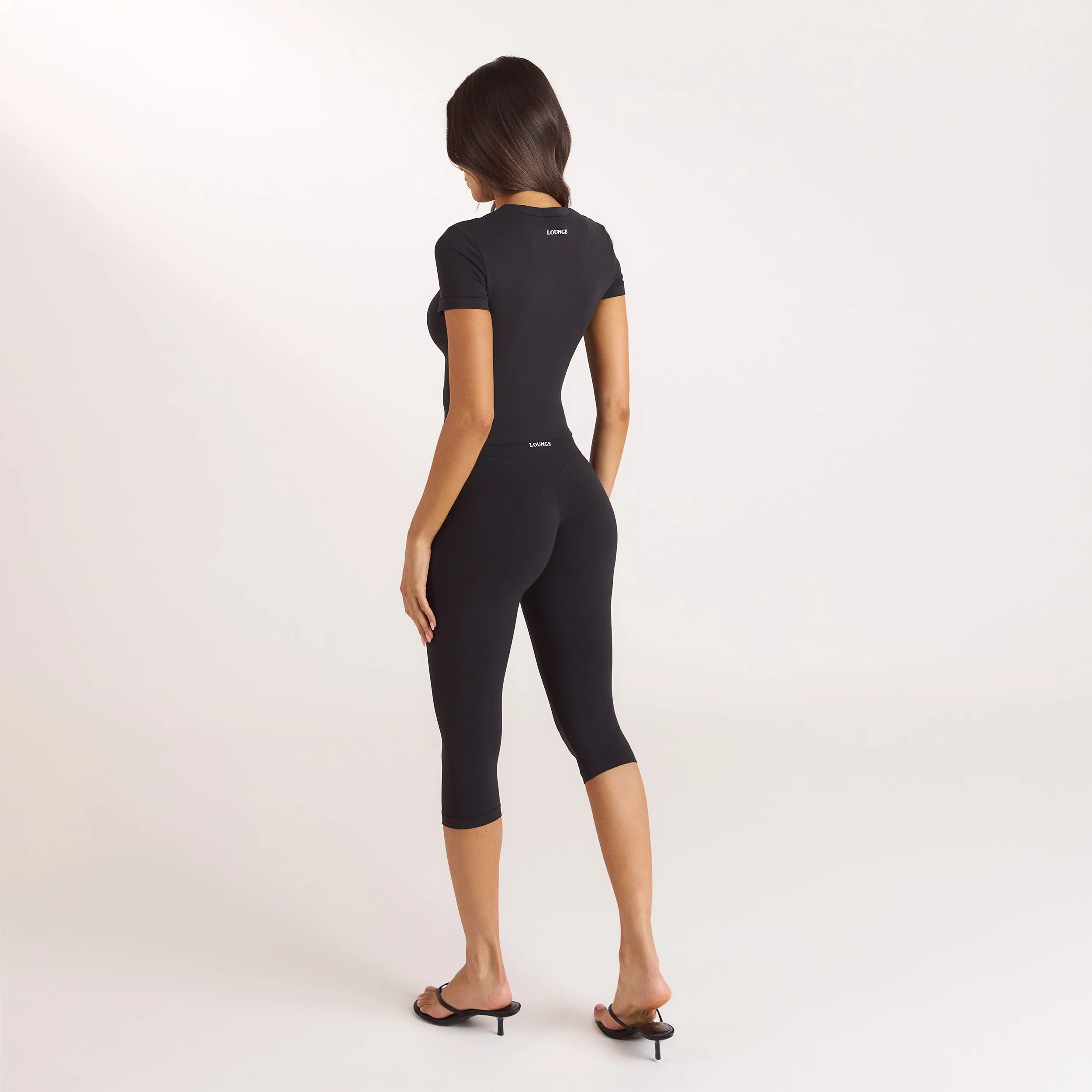 ContourSoft Capri Leggings - Black sold by Lounge Underwear product image thumbnail 2