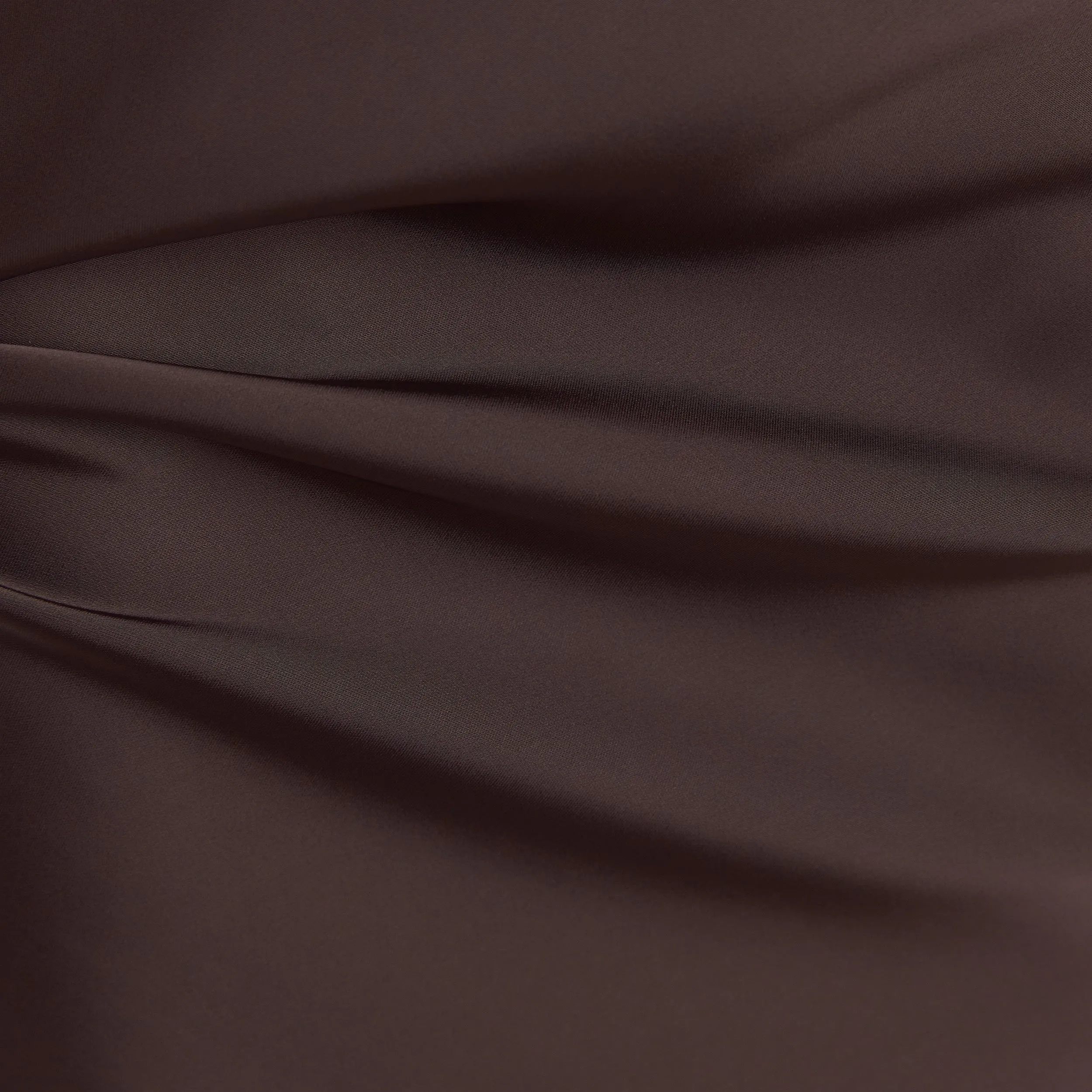Satin Fitted Maxi Skirt - Chocolate sold by Lounge Underwear product image thumbnail 4