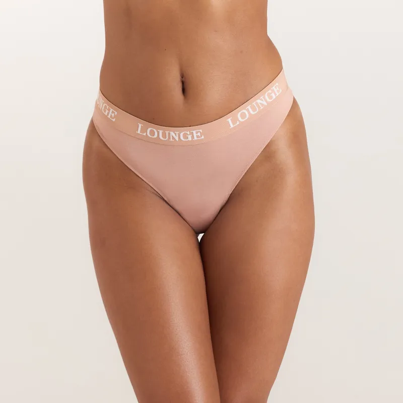 Bamboo Nurture Thong - Honey made by Lounge Underwear