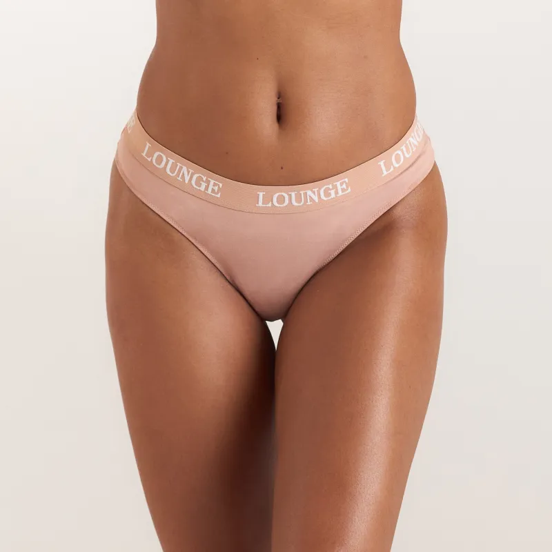 Bamboo Nurture Brazilian Briefs - Honey made by Lounge Underwear