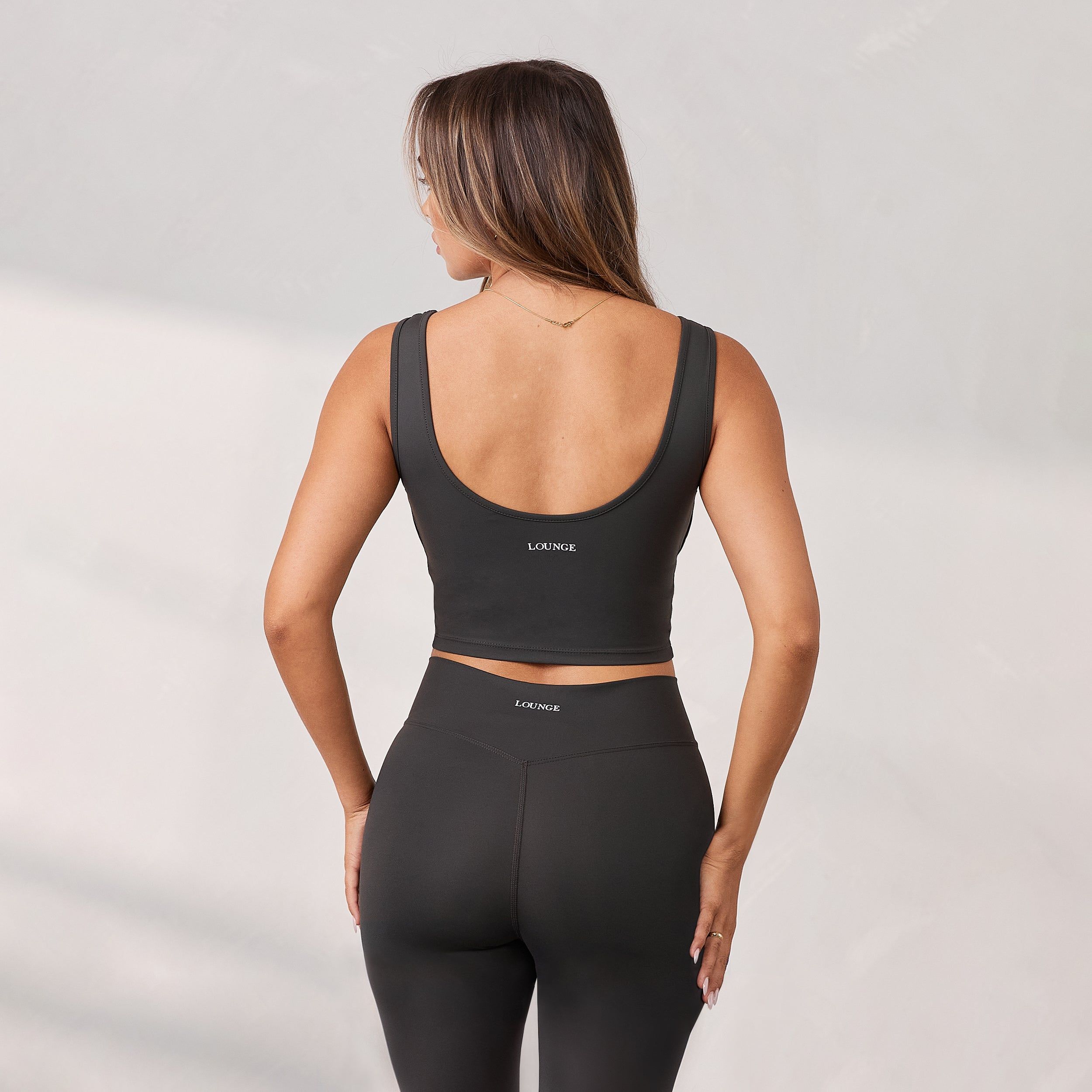 Silhouette Crop Top - Washed Black sold by Lounge Underwear product image thumbnail 3