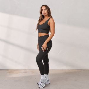 Silhouette Crop Top - Washed Black sold by Lounge Underwear
