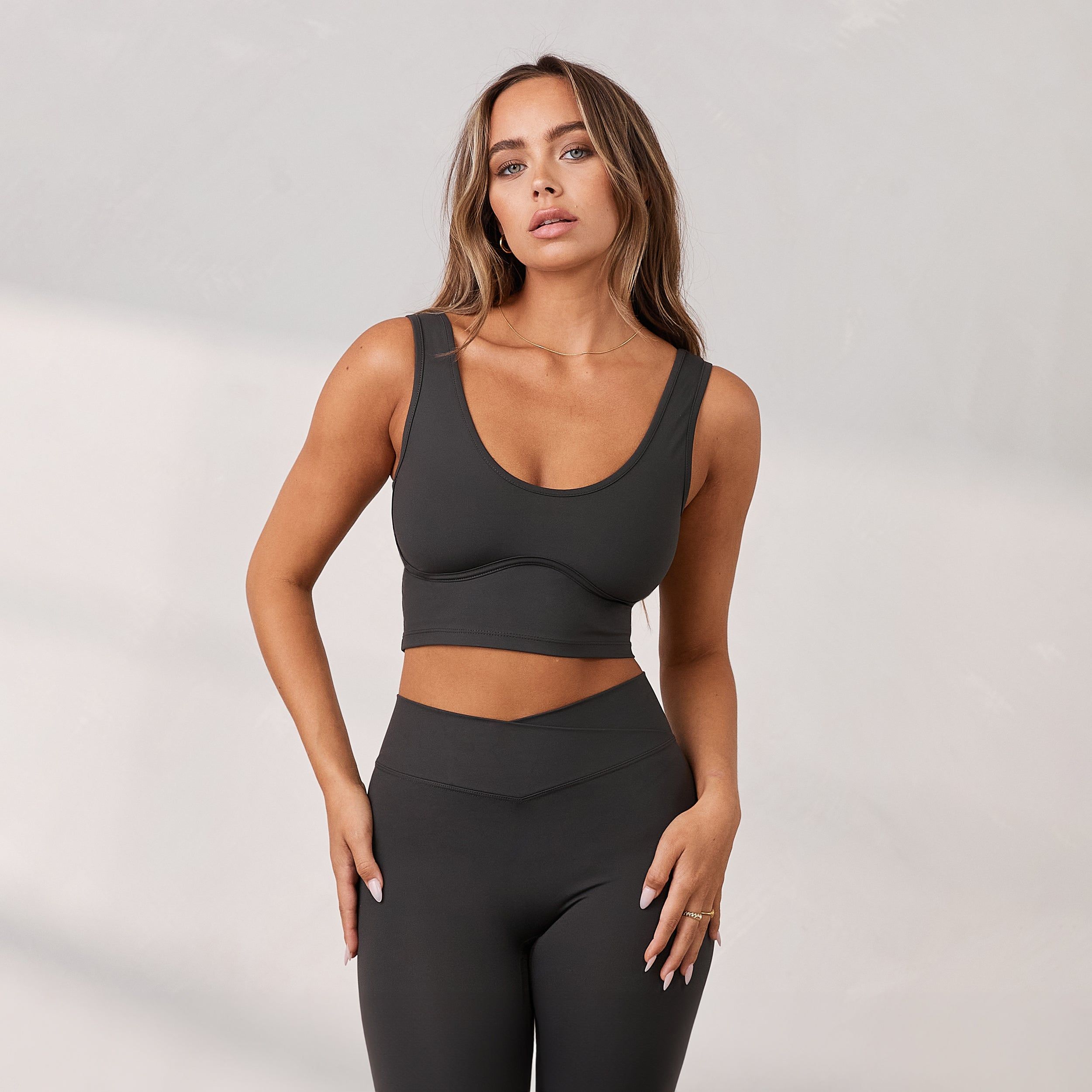 Silhouette Crop Top - Washed Black sold by Lounge Underwear