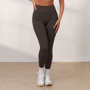 Cosy Ribbed Leggings - Espresso sold by Lounge Underwear