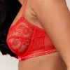 Entice Balcony Bra - Red sold by Lounge Underwear