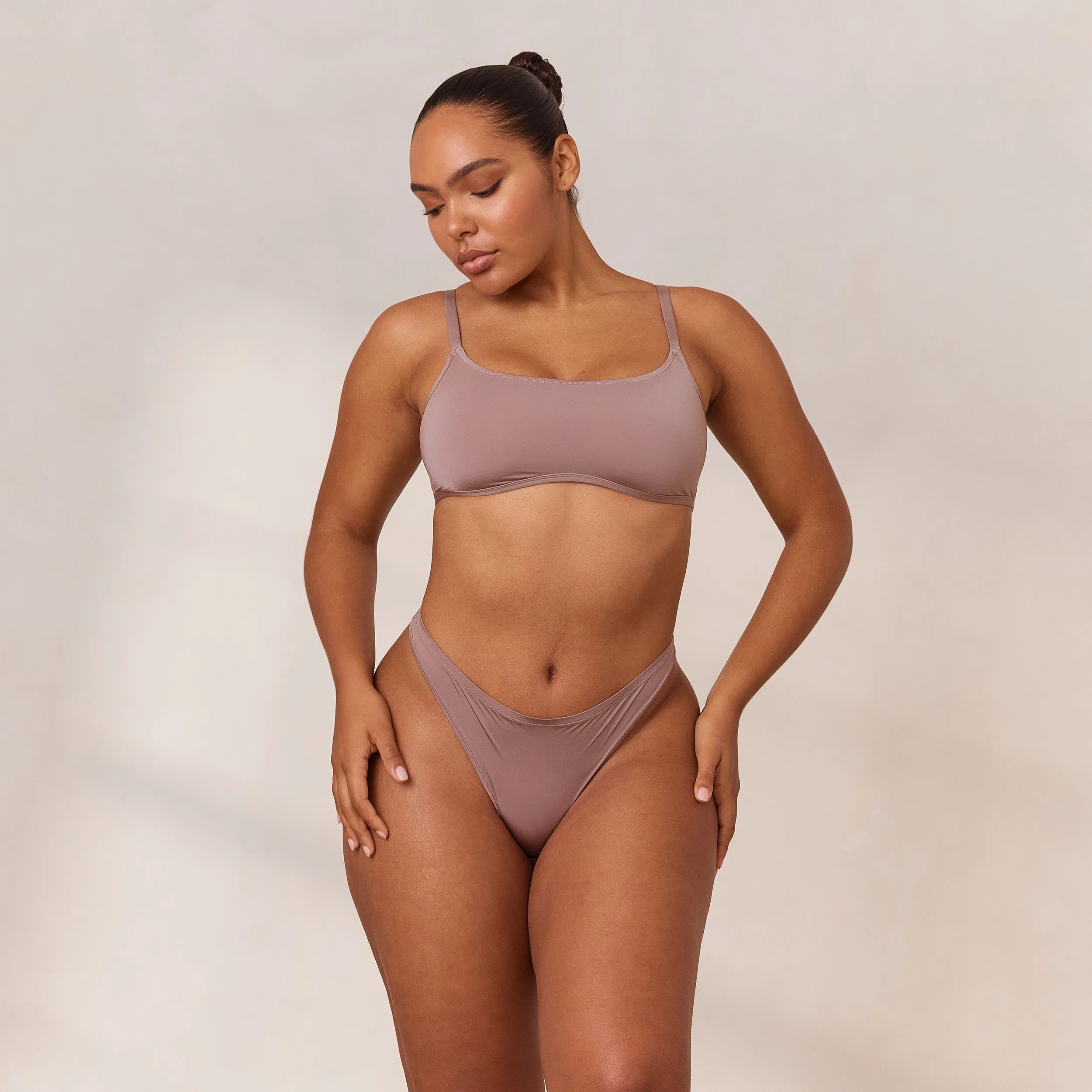 Barely There Bralette - Mauve sold by Lounge Underwear