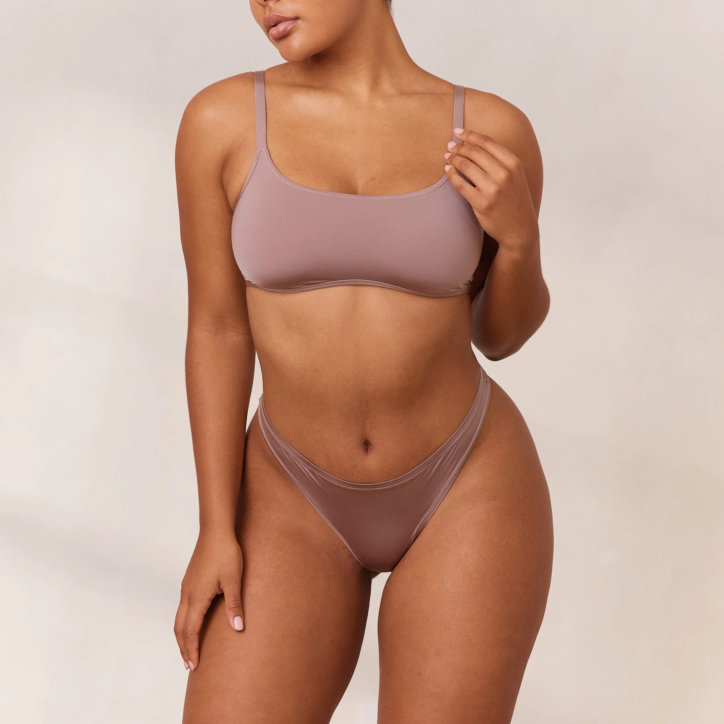 Barely There Bralette - Mauve sold by Lounge Underwear product image thumbnail 2