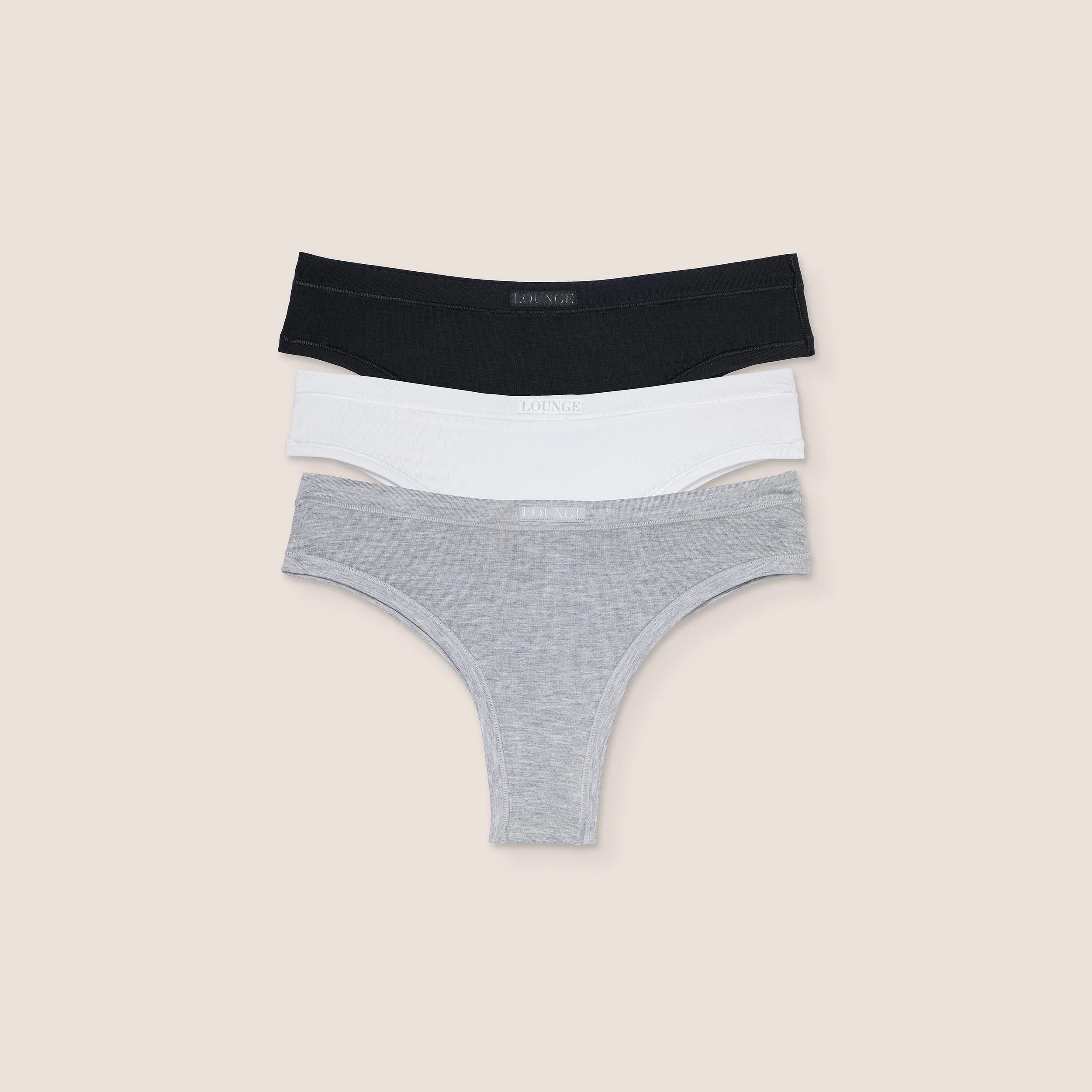 Bamboo Comfort Brazilians (3-pack) - Multi sold by Lounge Underwear