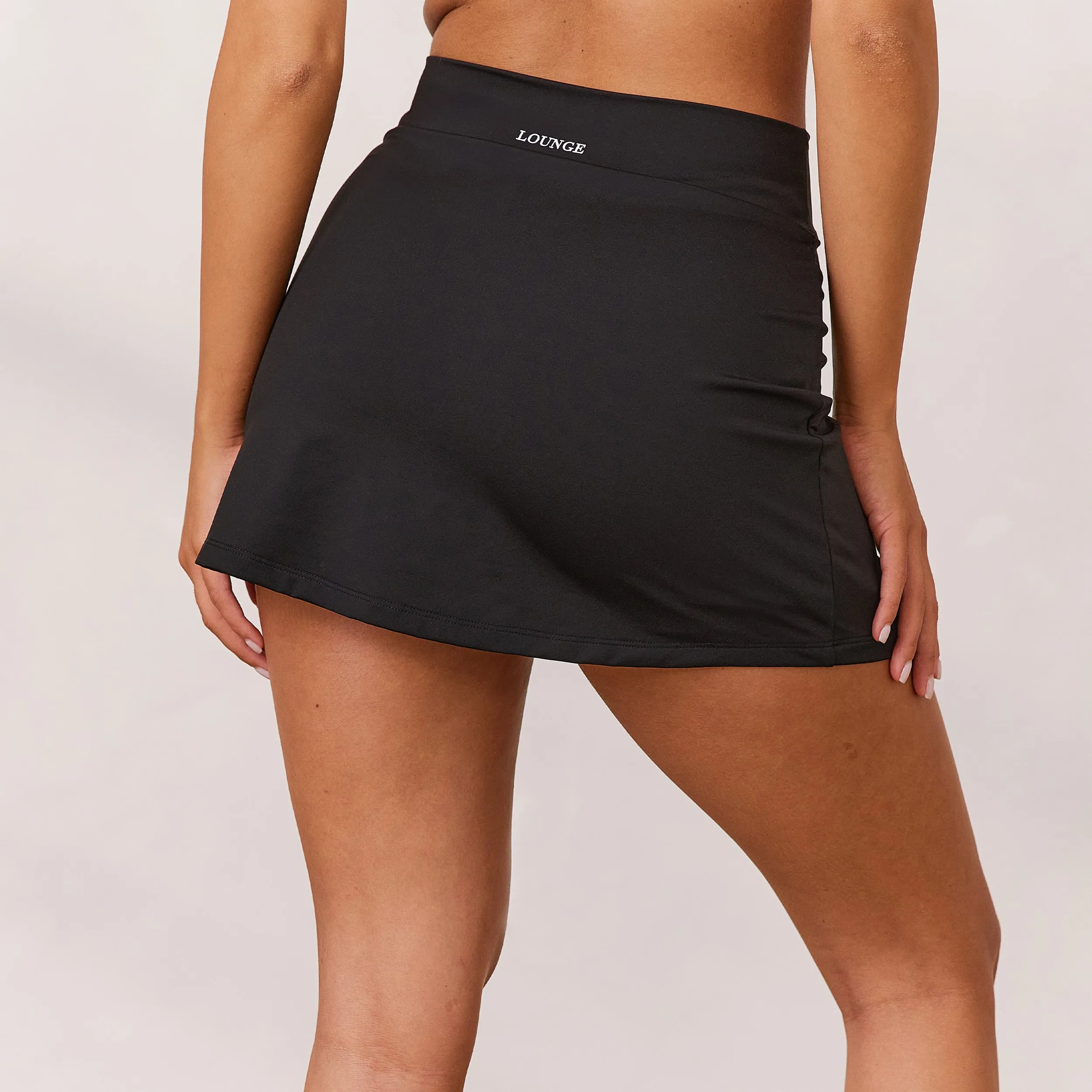 Varsity Skort - Black sold by Lounge Underwear product image thumbnail 3
