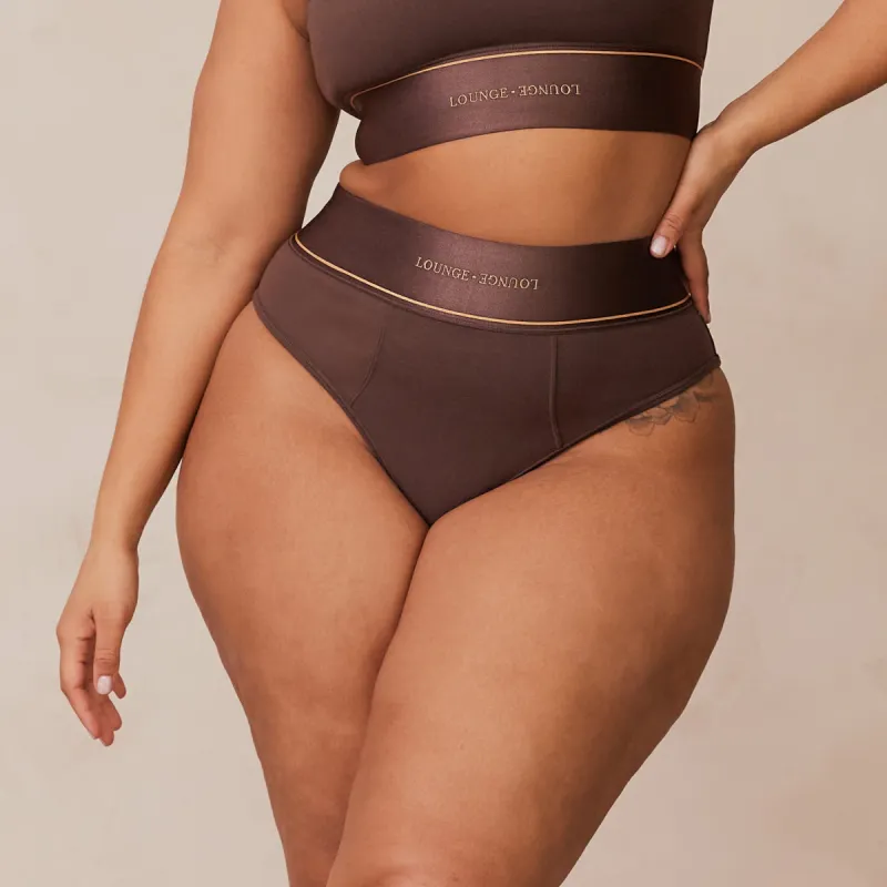 Loungerie Briefs - Chocolate sold by Lounge Underwear