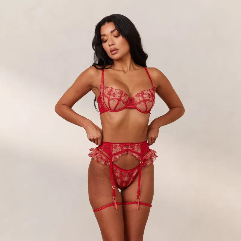 Isadora Intimates Bra (Set) - Maroon sold by Lounge Underwear