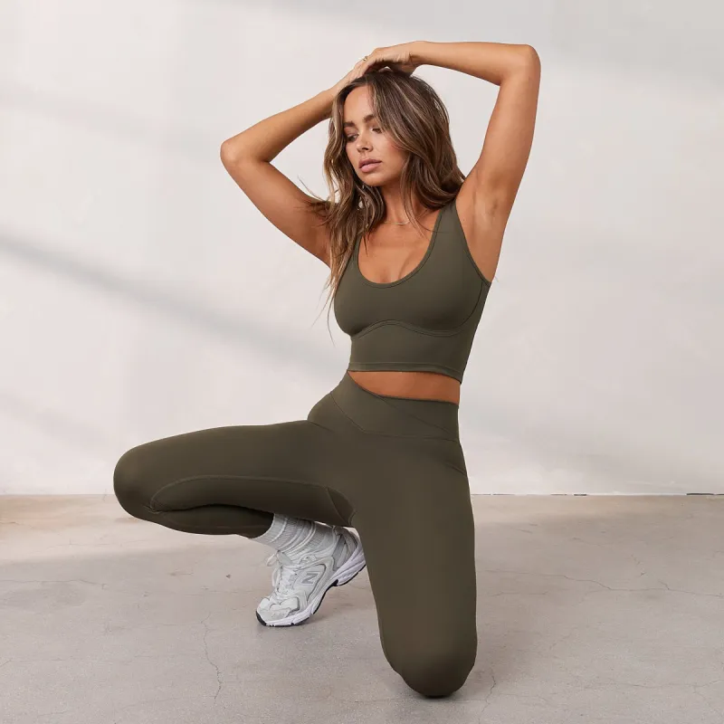 Silhouette Crop Top - Cedar sold by Lounge Underwear