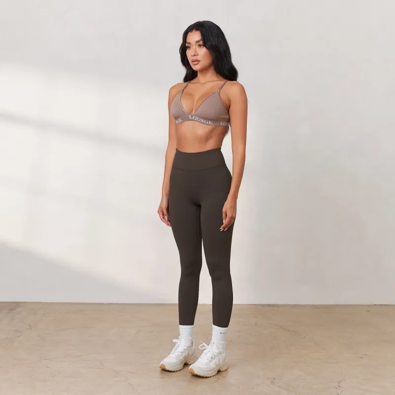 Cosy Ribbed Leggings - Espresso sold by Lounge Underwear