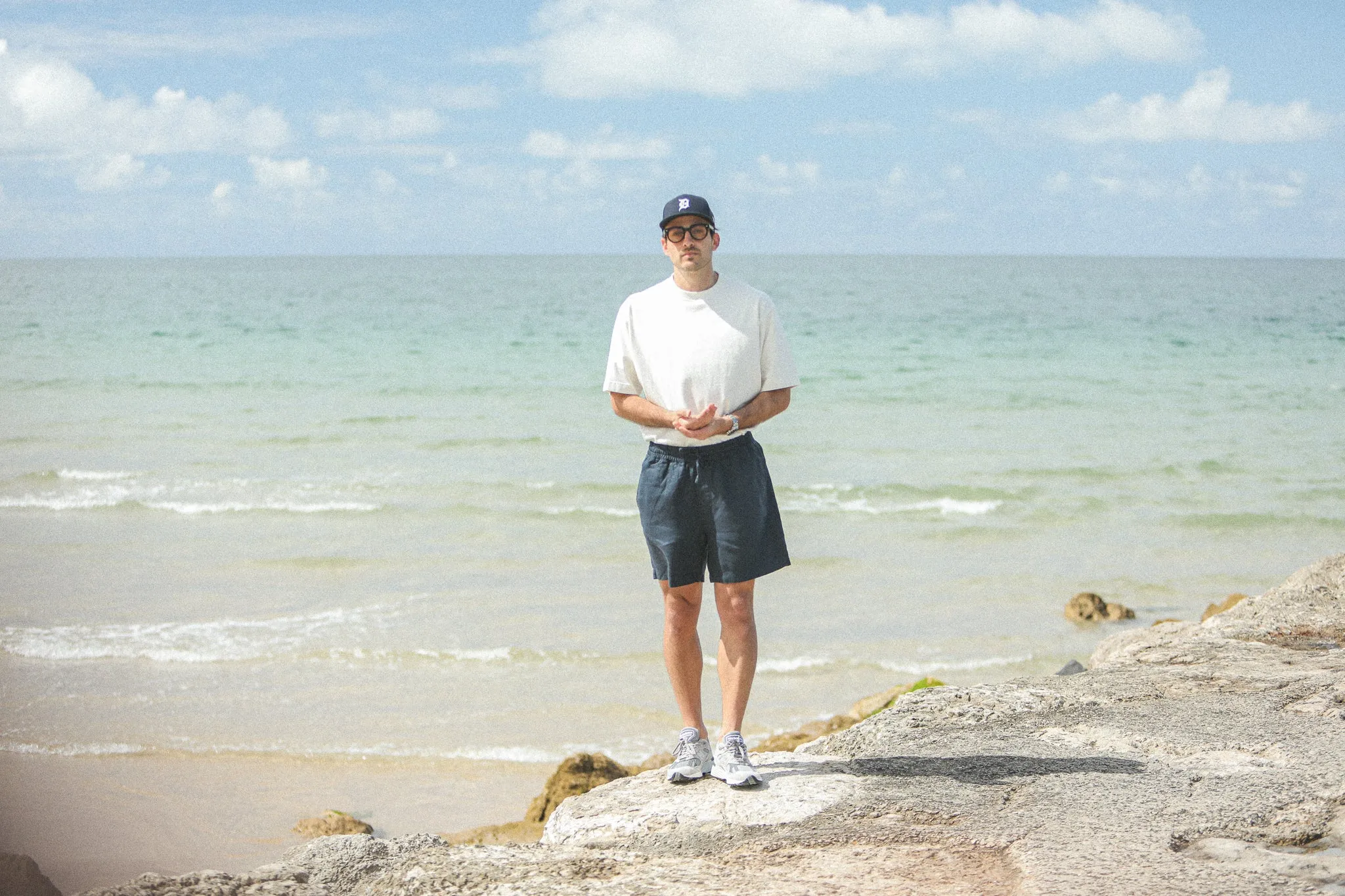Beach Short - Lin Navy sold by Drapeau noir product image thumbnail 3