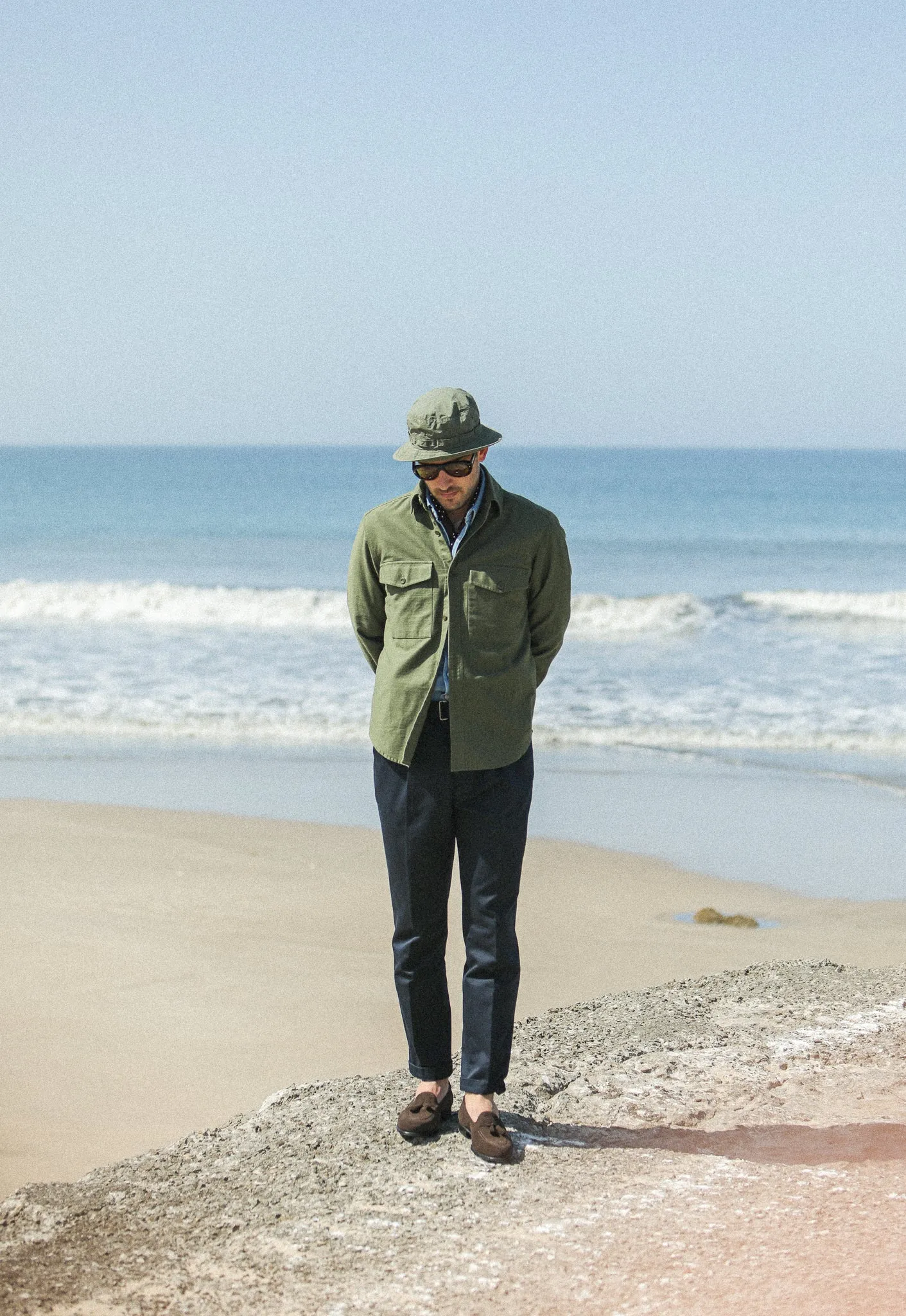 Chino type II - Twill Navy sold by Drapeau noir product image thumbnail 2